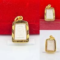 ราคา จี้พระสมเด็จ มีหลายขนาด เกรดร้านทอง จี้พระกรอบทองหุ้ม96 5 จี้กรอบขัดทรายงานสวยมากๆ จี้พระแบบพรีเมี่ยม (19791298308)