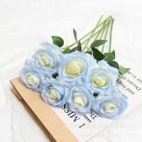 ราคา ช่อดอกไม้ดอกไม้ประดิษฐ์กุหลาบ1ชิ้นดอกไม้ปลอม50ซม สำหรับในร่มสวนแจกันตกแต่งบ้านตกแต่งงานแต่งงานกลางแจ้ง (20402435862)