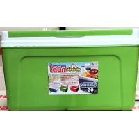 ราคา กระติกน้ำแข็งเด็นกิ เอ็กซ์ตร้า Denki Extra 798 20 กระติกทรงสี่เหลี่ยมมีความจุขนาด 20 ลิตร สามารถเก็บความเย็นได้ยาวนาน (20132462299)