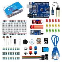 ราคา LAFVIN Basic Starter Kit สำหรับ Arduino Uno Set R3 DIY Kit R3 Board Breadboard กล่องขายปลีก (20884026337)