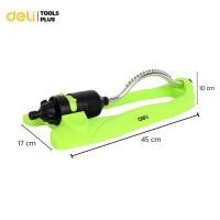 ราคา Deli สปริงเกอร์รดน้ำ สปริงเกอร์ สปริงเกอร์รดน้ำต้นไม้ แบบสวิง ที่รดน้ำต้นไม้ ทนทาน กระจายน้ำรอบทิศทาง ตั้งพื้นได้ Oscillating Sprinkler (20663610757)