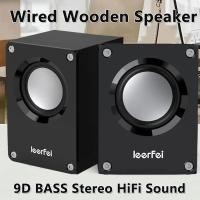 ราคา Advanced Speaker ลำโพงเบส ลำโพงมัลติมีเดียไม้คลาสสิก ลำโพงคอมพิวเตอร์ทีวีแบบมีสาย USB ลำโพงสเตอริโอ 9Dพร้อมระดับเสียงควบคุมแบบมีสาย 9D Bass Speaker (21056325838)