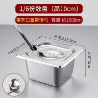 ราคา ภาชนะบรรจุสแตนเลสพร้อมฝาปิดสำหรับร้านชานมกล่องใส่ผลไม้กล่องใส่ไข่มุกกล่องใส่แยมผงน้ำแข็งวัสดุเล็กๆตักผลไม้ (20034534128)