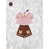 ราคา Twily Bear Set ชุดเซ็ต 2 ชิ้น เสื้อทรงปล่อยแขนตุ๊กตาสีชมพู กระดุมหน้า กางเกงขาสั้นสีน้ำตาล กระเป๋าหน้าสองข้าง ปักลายดอก (21187846116)