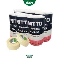 ราคา ยกกล่อง NITTO กระดาษกาวนิตโต้ NITTO TAPE NO 720 6แพ็ค 30ม้วน (17353460228)