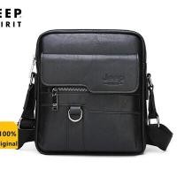 ราคา JEEP SPIRIT กระเป๋าสะพายข้างผู้ชายพรีเมี่ยมกระเป๋าสะพายทรงวินเทจหนังกระเป๋าสะพายข้างลำตัว กระเป๋าสะพายพาดลำตัว Crossbody Bags กระเป๋าสะพายธุรกิจหนังผู้ชาย (20747902431)