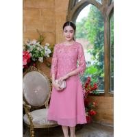 ราคา ชุดเดรสลูกไม้ออกงาน ชุดเดรสสวย สวยมากๆ ค่ะ ชุดแซก ออกงาน สีฟ้าคราม ชมพู เดรสออกงาน เดรสไปงาน M 3XL ทรงเอ ราตรี สั้น (21303081468)