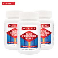 ราคา แพ็ค 3 ขวด สุดคุ้ม Calcium L Threonate Plus Vitamin D Nutriall แคลเซียม แอล ทรีโอเนต พลัส วิตามินดี นิวทรีออล แอลทรีโอเนต Calcium L Threonate LThreonate (12200896116)