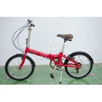 ราคา จักรยานพับได้ญี่ปุ่น ล้อ 20 นิ้ว มีเกียร์ อลูมิเนียม Dahon Metro สีแดง จักรยานมือสอง (17032603871)