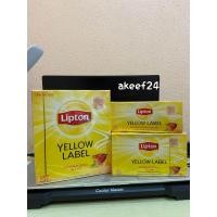 ราคา ชาลิปตัน ชนิดซอง Lipton Yellow Label Tea มี 3 ขนาด (17271613219)