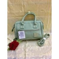 ราคา Anello 2 way PU Leather Mini SIZE สินค้าของแท้100 มีป้ายกันปลอมทุกใบ (20608642363)