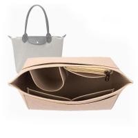 ราคา พอดีกับ Longchamp LE PLIAGE Shoulder S M L รู้สึกผ้ากระเป๋าสอดกระเป๋าแต่งหน้าเดินทางด้านในกระเป๋าโท้ทกระเป๋าถือ Shaper (20712450409)