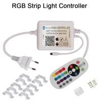 ราคา SMD 5050 2835 5730 ชุดอะแดปเตอร์ไฟ LED Strip ตัวควบคุม IR รีโมท ชุดอุปกรณ์เสริม เทปแถบแสง LED Strip Lighting Controller Accessory Kit (20732170327)