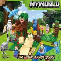 ราคา พร้อมส่ง ตัวต่อ มายคราฟ พร้อมมายคราฟมินิฟิกเกอร์ ของขวัญเด็ก เลโก้มายคราฟ2023ใหม่ (21152632282)