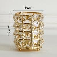 ราคา ถ้วยใส่แปรงแต่งหน้า แก้วใส่แปรงคริสตัล ใส่ปากกา ทรงกระบอก ที่ใส่ของใช้ต่างๆ (20420424128)