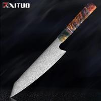 ราคา Jsin XITUO Damascus ชุดเครื่องครัวเชฟนาคิริมีดโกนเชฟเหล็กกล้าญี่ปุ่นพื้น67th ใบมีดคมมีดทำครัวสีไม้ (20747423502)