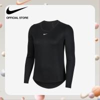 ราคา Nike Womens Dri FIT One Standard Fit Long Sleeve Top Black เสื้อผู้หญิงแขนยาวทรงมาตรฐาน Nike Dri FIT One สีดำ (10126339440)