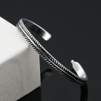 ราคา MUMU เก๋ สายรัดข้อมือ แฟชั่น เงิน Retro Twisted Bracelet ข้อมือ กำไลข้อมือ (20769369871)