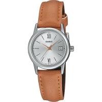 ราคา Casio นาฬิกาข้อมือผู้หญิง สายหนัง รุ่น LTP V002L ของแท้ประกันศูนย์ CMG (9222808321)