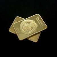 ราคา Gold Bullion Bar USSR สัญลักษณ์แห่งชาติ Gold Bar โซเวียตเหรียญที่ระลึกเหรียญตกแต่งโลหะ Gifts (17272313747)
