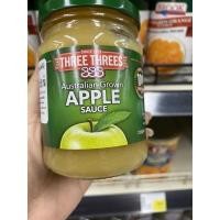 ราคา แอปเปิ้ล ซอส ซอสสำหรับราดอาหาร ตรา ทรีทรีส์ 250g Australian Grown Apple Sauce Three Threes Brand (15619669906)