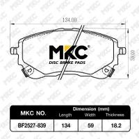 ราคา ผ้าเบรคหน้า หลัง TOYOTA ALTIS โตโยต้า อัลติส ทุกรุ่น ปี 2001 2018 ผ้าเบรค MKC (17398243143)