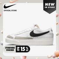 ราคา Nike Womens Blazer Low Platform Shoes White ไนกี้ รองเท้าผู้หญิง Blazer Low Platform สีขาว (13676521083)
