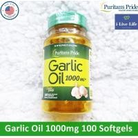 ราคา 76 OFF ราคา Sale EXP 10 2023 น้ำมันกระเทียมสกัด Garlic Oil 1000mg 100 Softgels Puritans Pride (21188450876)