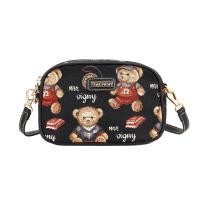 ราคา Mr wenni กระเป๋าทรงเหลี่ยมใบเล็กน่ารักสำหรับผู้หญิงกระเป๋าผ้าใบลายหมีน้อยใส่มือถือกระเป๋าใบเล็กมินิกระเป๋าสะพายไหล่สะพายข้างยอดนิยมสำหรับคนส่วนน้อย (19925662151)