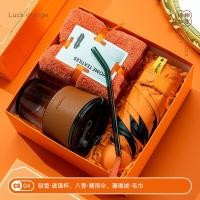 ราคา ชุดของขวัญแต่งงานของที่ระลึกชุดกล่องของขวัญ Kado Kecil เพื่อนเจ้าสาวถ้วย Kipas Angin Kecil โลโก้ที่กำหนดเอง (19913875782)