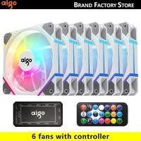 ราคา Aigo AM12 RGB พัดลม ventoinha PC ชุดควบคุมพัดลมเคสคอมพิวเตอร์120มม 6Pin น้ำเย็น CPU พัดลมระบายความร้อน12ซม lador (21170568935)