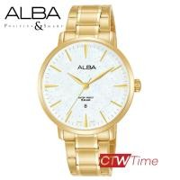 ราคา Alba Ladies นาฬิกาข้อมือผู้หญิง สายสแตนเลส รุ่น AH7W72X1 สีเงิน หน้าปัดขาว (7969043806)