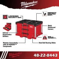 ราคา Milwaukee 48 22 8443 กล่องเครื่องมือ PACKOUT 3 ลิ้นชัก (20962790109)