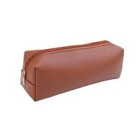 ราคา พกพาไปโรงเรียนอเนกประสงค์สำหรับนักเรียนกระเป๋าหนังใส่ดินสอ PU เครื่องเขียนกล่องดินสอกระเป๋าเก็บของปากกา (20798067899)