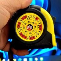 ราคา ตลับเมตร ฮวงจุ้ย ตลับเมตรหมอดู ตลับเมตรจีน ไม้บรรทัดดูดวง 5เมตร ตลับเมตรหลู่ปัง (13180042171)