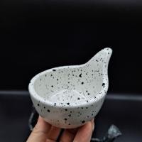 ราคา ถ้วยน้ำจิ้ม ถ้วยเซรามิค ถ้วยญี่ปุ่น ถ้วยเครื่องปรุง น้ำจิ้มลายจุด (19691325138)