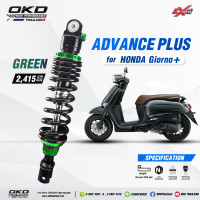 ราคา โช๊คหลังOKDใส่Giorno รุ่นAdvance Plus ยาว320mm โช๊คOKDแท้ โช๊คOKD (20269673366)