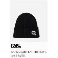 ราคา หมวกไหมพรม KARL LAGERFELD IKONIK EMBROIDERY BEANIE (20928746027)