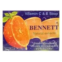 ราคา สบู่วิตามิน อี เบนเนท สูตรเพิ่มวิตามินซี จากธรรมชาติ ก้อนสีส้ม BENNETT (20062439967)