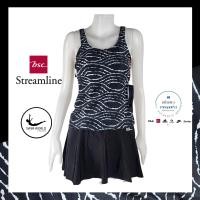 ราคา S XL ชุดว่ายน้ำแขนกุด ชุดแยกชิ้น ของ bsc streamline ชุดว่ายน้ำสีดำ ด้านในกระโปรงมีกางเกงขาสั้น (19850278828)