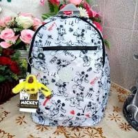 ราคา กระเป๋าสะพายหลัง Kipling Disneys Minnie Mouse and Mickey Mouse Seoul Go Small 11 Laptop Backpac กระเป๋าคอลเลคชั่น Kipling size M ลายใหม่ (1773630222)
