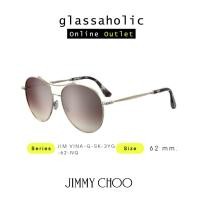 ราคา ลดกระหน่ำ แว่นกันแดด Jimmy Choo รุ่น JIM VINA G ทรงนักบิน น้ำหนักเบา (20119641139)