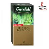 ราคา ชาเขียวชนิดใบ Greenfield Tropical Tarragon ขนาดบรรจุ 25 ซอง Чай Greenfield Tropical Tarragon зеленый 25 пакетиков (13284335247)