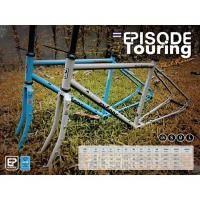 ราคา เฟรมจักรยานทัวร์ริ่ง Episode รุ่น Phet Kasem Chrome moly touring frame set เฟรมโครโมลี่ 4130 ใช้ล้อ 26 27 5 นิ้ว มาพร้อมตะเกียบ ถ้วยคอ รัเหลักอาน (14874369033)