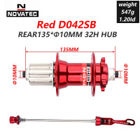ราคา Novatec Hub D041SB D042SB ดิสก์เบรกการ์ดจักรยานเสือภูเขา MTB ฮับแบริ่งจักรยาน32 36รูสีแดงสีดำ8 9 10 11ความเร็ว (9874802040)