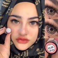 ราคา Nani gray by winks ตาโต ฉ่ำวาวสีเทา ฝาเหลืองx10 (17361929971)