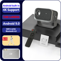 ราคา FUNFOOX Projector VENO 4K LCD ultra HD smart 1080p Projector mini projector โปรเจคเตอร์ที่บ้าน android โปรเจคเตอร์ มินิโปรเจคเตอร์ (21321593267)