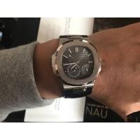 ราคา 2023 New Patek Philippe นาฬิกา สายหนัง nautilus สาย 5712G 5711 รอย 13 สร้อยข้อมือ 25mm (19859443229)