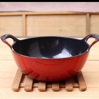 ราคา หม้อเคลือบเหล็กหล่อส่งออกหม้อสองหูแบบเก่าหม้อไฟเคลือบหม้อหยวนเป่าหม้อตุ๋นสีฟ้าขนาดเล็กที่นิยมในโลกออนไลน์หม้อซุป (14757626257)