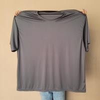 ราคา เสื้อคอกลมสีพื้น ผ้ากีฬา ไมโคร แห้งไว ไม่ต้องรีด นุ่ม เบา ใส่สบาย ไซส์รอบอก 40 44 48 นิ้ว (19698822644)